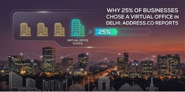 Why 25% of Businesses Chose a Virtual Office in Delhi: Address.co Reports